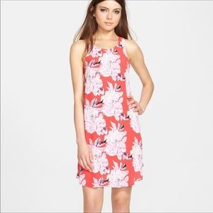 ASTR Floral Racerback Shift Dress